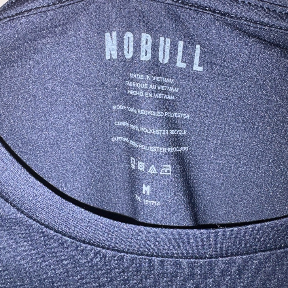 NOBULL Men's Navy Tee - Picture 3 of 6